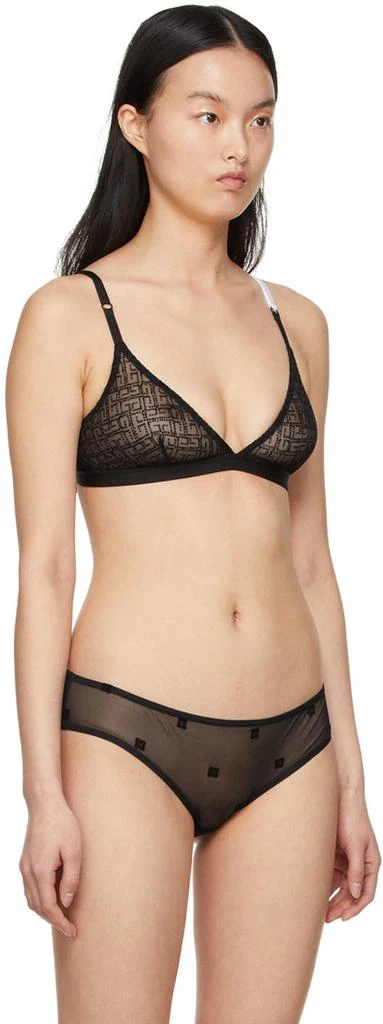 Givenchy Black Nylon Bra 2
