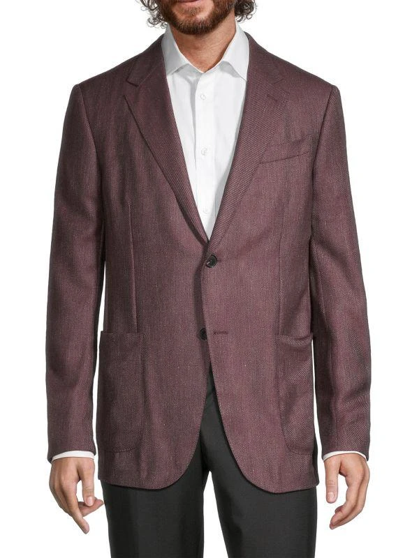 Zegna Rose Solid Sport Coat 1