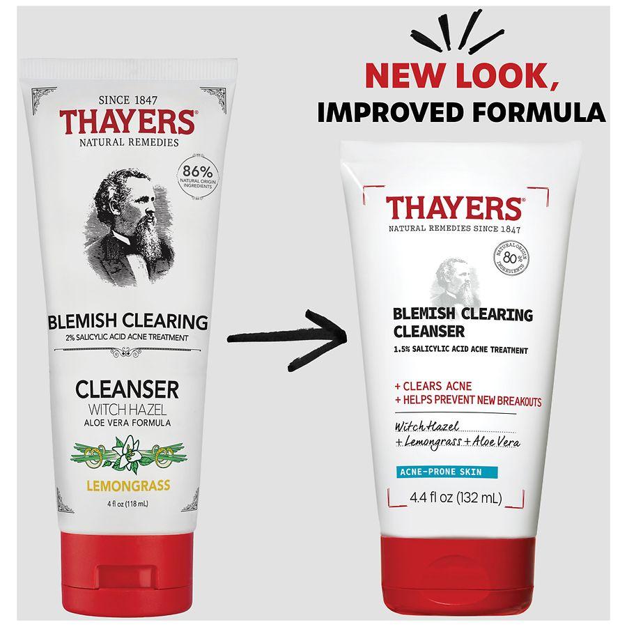 Thayers Blemish Clearing Cleanser With 1.5 Percent Salicylic Acid Fragrance Free