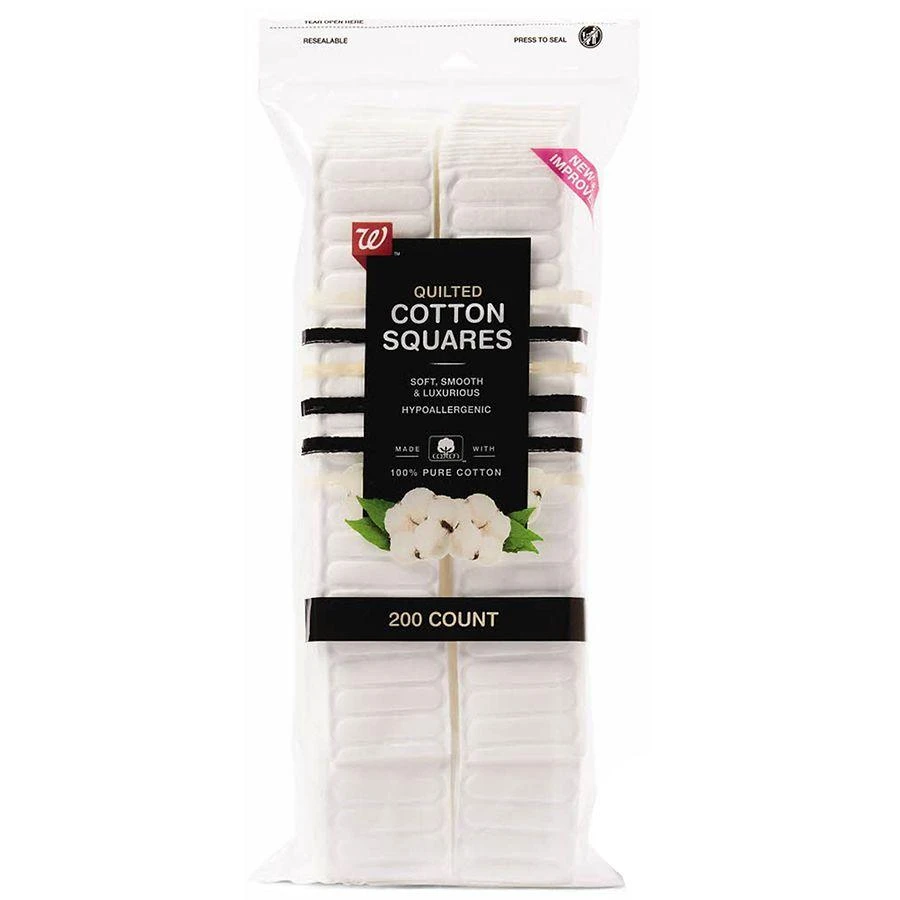 Walgreens Quilted Cotton Squares, Soft, Smooth & Luxurious 200ct