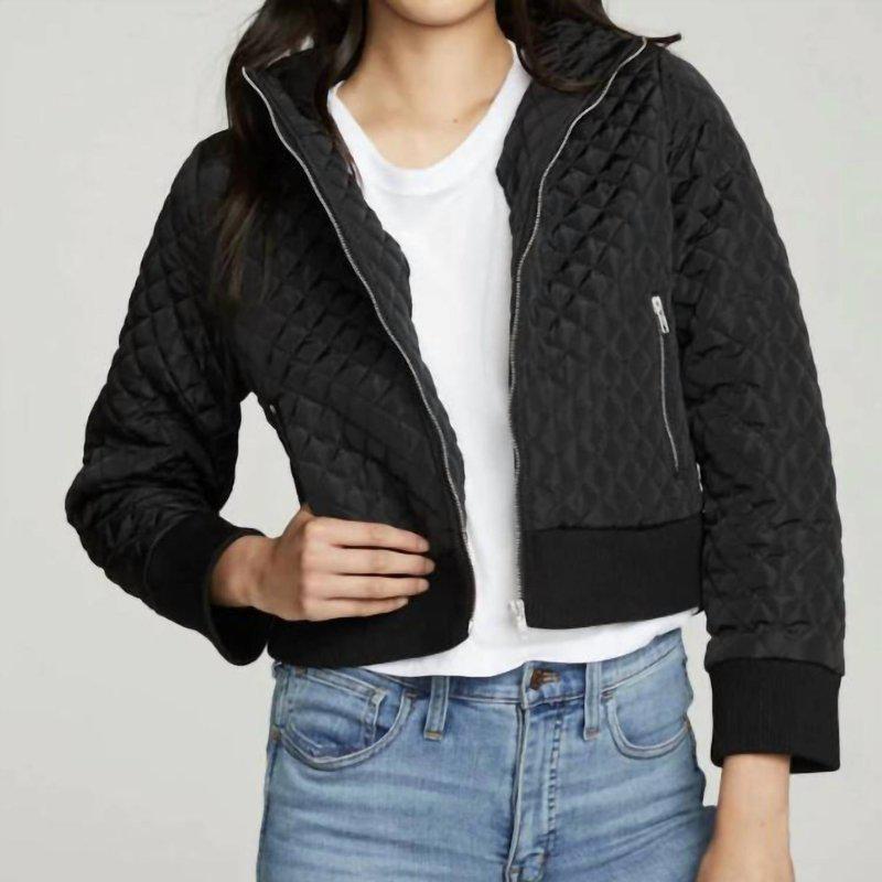 Chaser Cropped Hooded Jacket With Rib