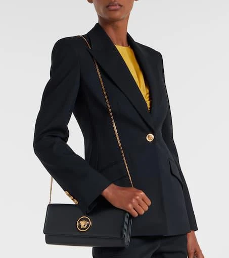 Versace La Medusa leather clutch 6