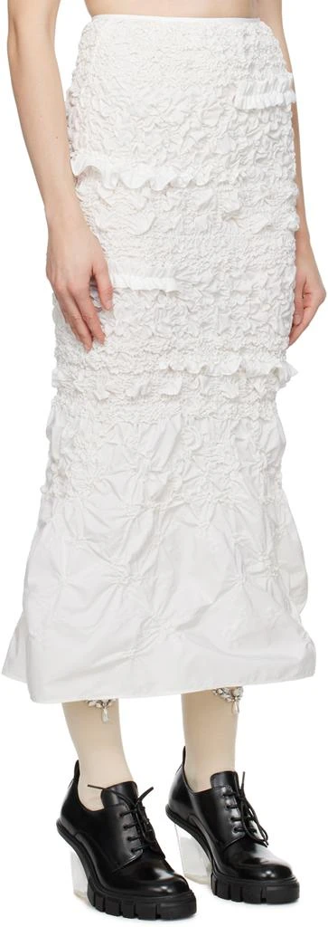CECILIE BAHNSEN White Venus Midi Skirt 2