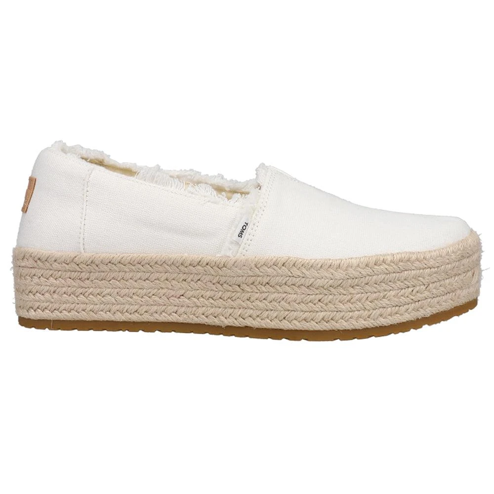 TOMS Valencia Platform Espadrille Slip On Flats 1