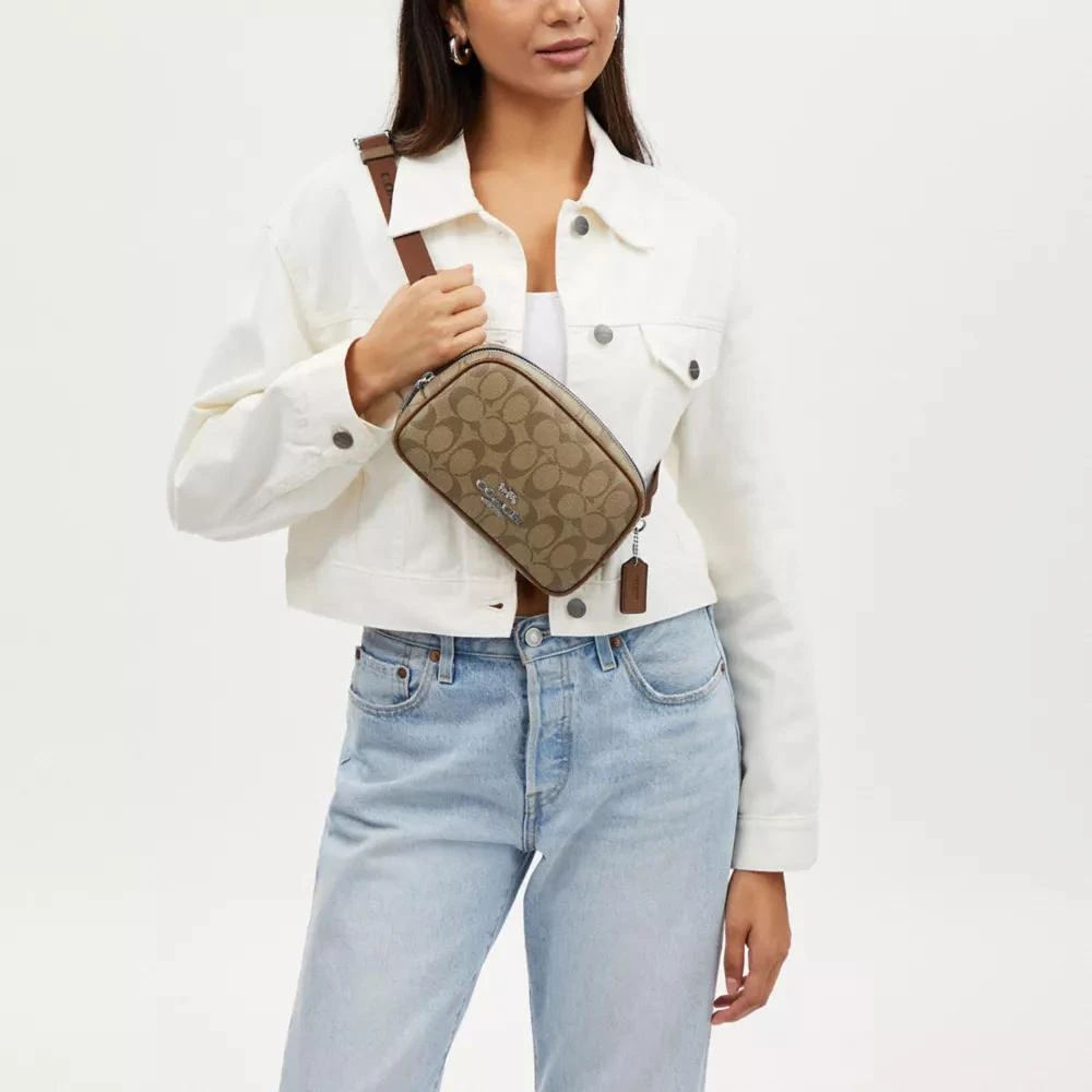 Coach Pace Belt Bag In Signature Canvas 4