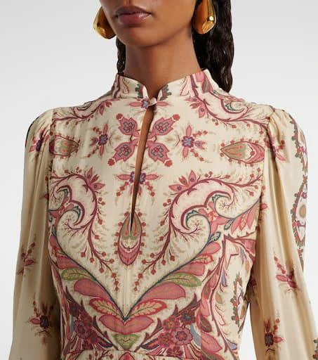 ETRO Cutout printed midi dress 4