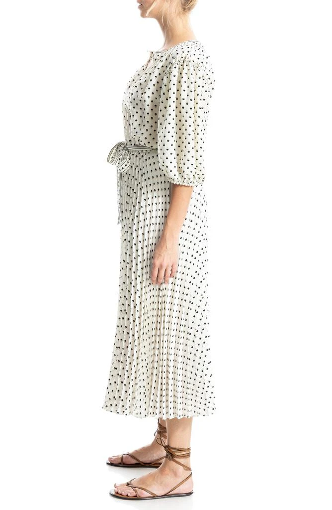 Max Studio Satin Puff Sleeve Midi Dress 5