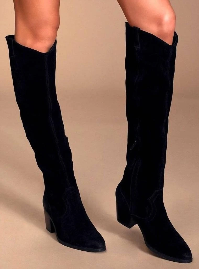 Sbicca Sbicca - Izzy Suede Upper High Bootie 1