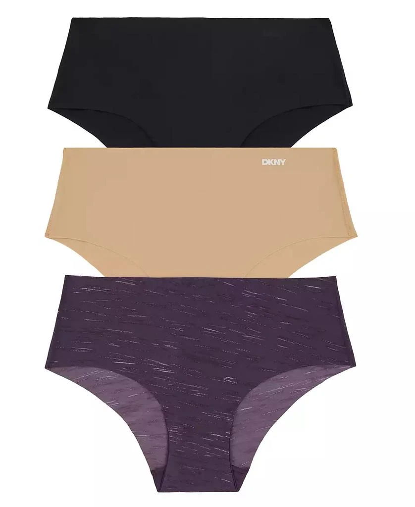 DKNY Women's 3-Pk. Litewear Cut Anywear Hipster Underwear DK5028BP3 3