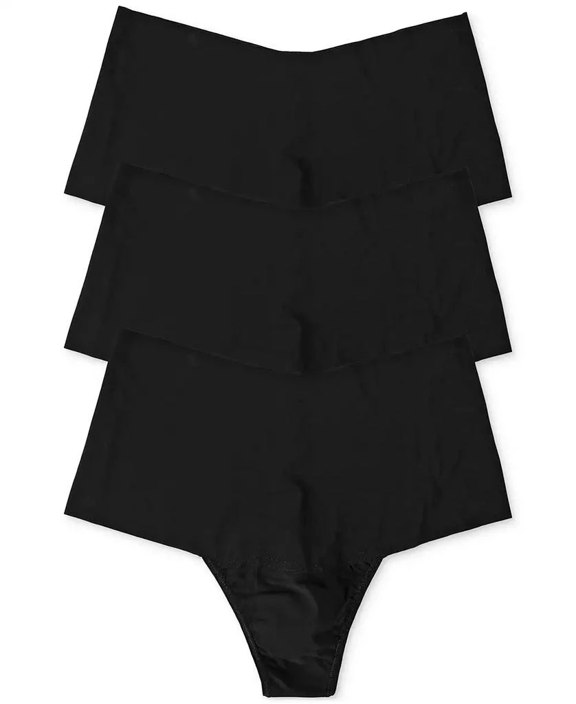 Hanky Panky Women's Breathe Hi-Rise Thong 3 Pack Underwear, 6J1921B3PK 1