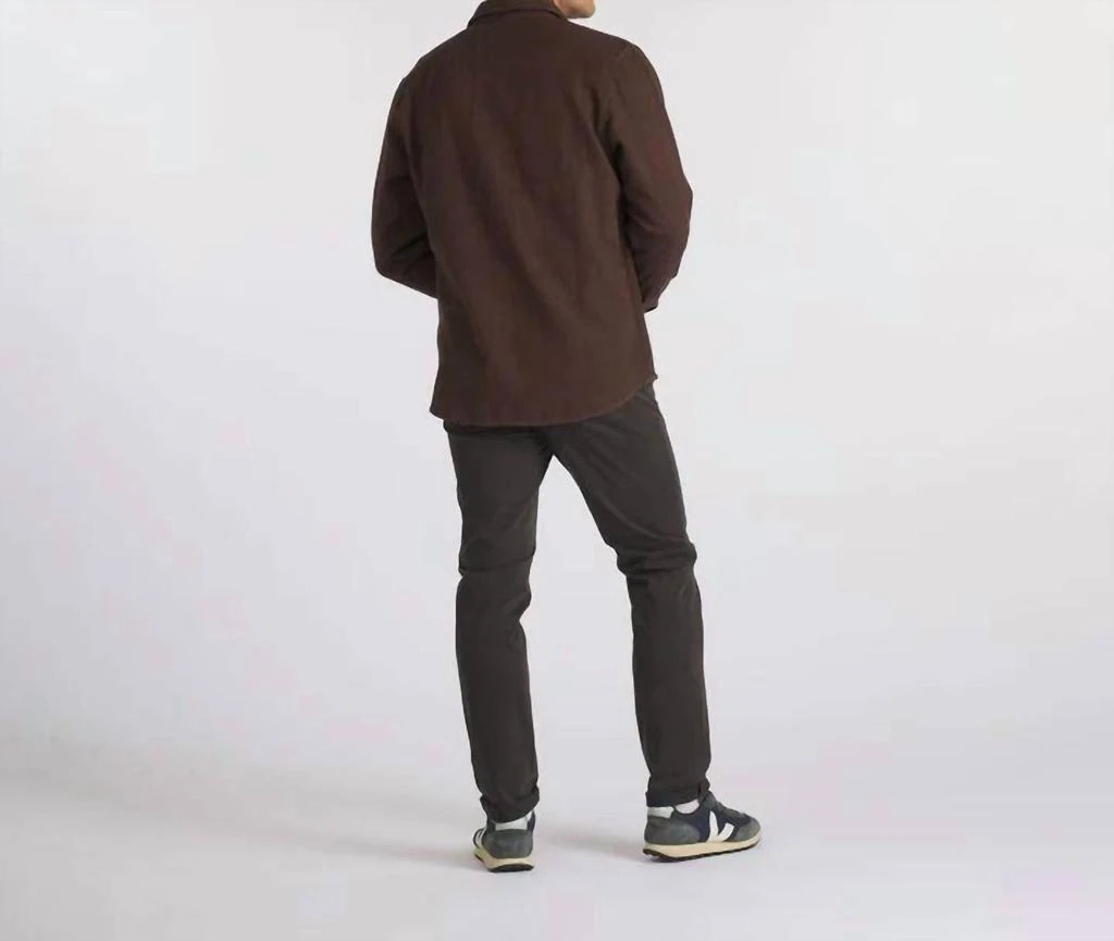 Grayers Harper 3-Ply Jaspe Flannel In Chocolate Truffle 3