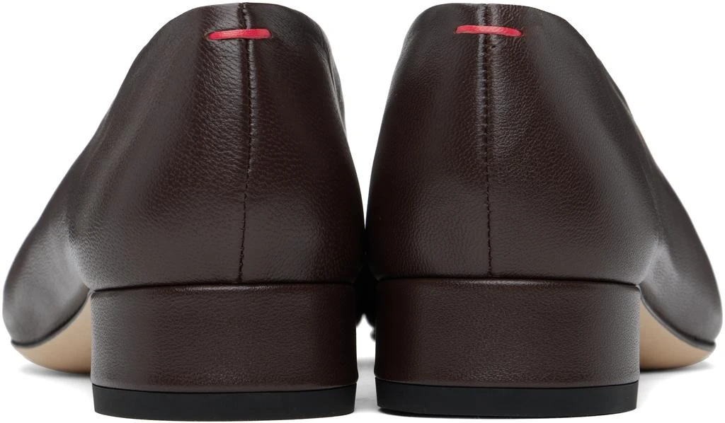 AEYDE Brown Delia Leather Ballerina Flats 2