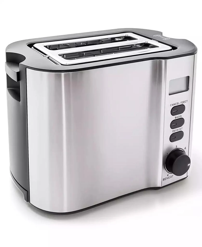 Elite Cuisine 2-Slice LCD Toaster with Bagel Function