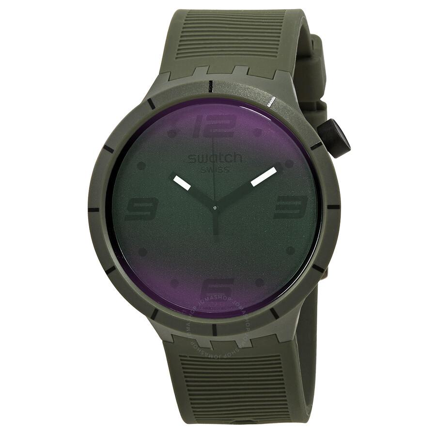 Swatch Futuristic Green Quartz Men's Watch SO27M105