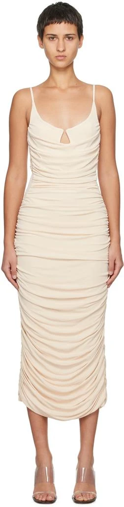 knee length dresses for ladies Sylvie Strapless Midi Dress - Sage Botanical main image 1