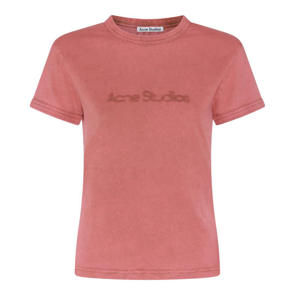 Blurred Logo Tee Acne Studio Shop Acne Studios Blurred Logo Fitted