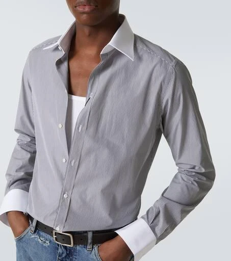 Dolce 
Gabbana Striped cotton poplin shirt 5