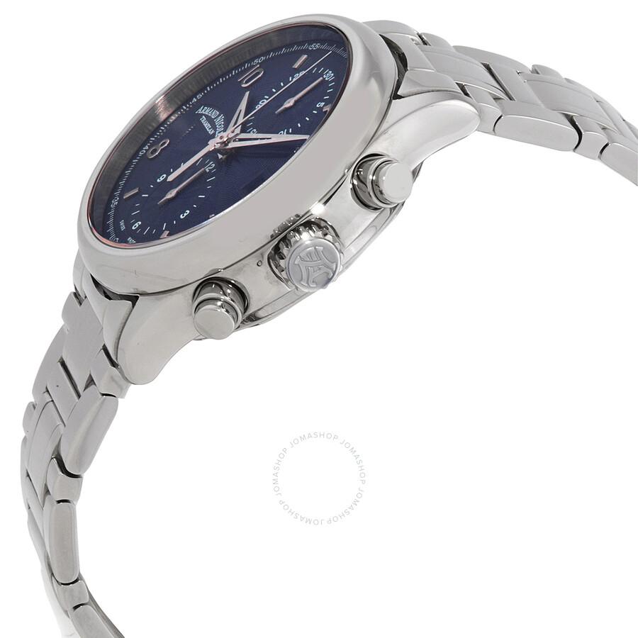 Armand Nicolet M02-4 Chronograph Automatic Blue Dial Men's Watch A844AAA-BU-M9742