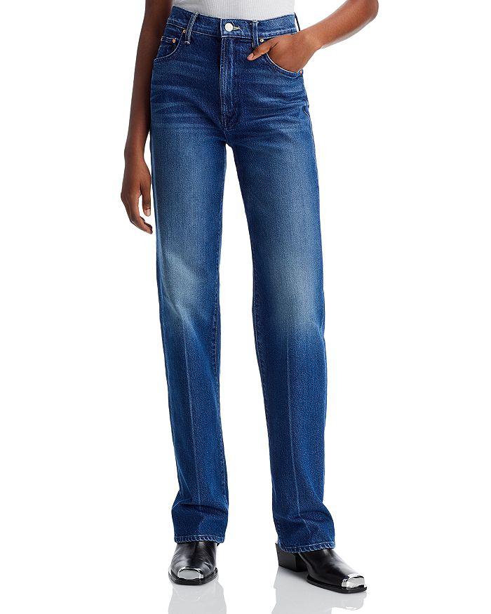 MOTHER The Rambler Zip Heel High Rise Jeans in Which is Witch