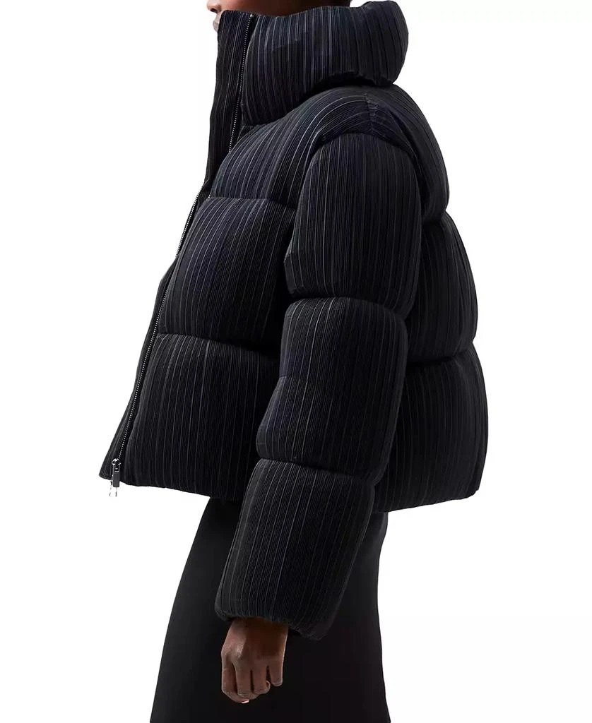 French Connection Women's Dinara Crinkle Puffer Coat 5