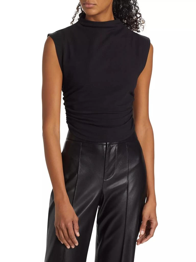 Reformation Lindy Ruched Knit Top 3