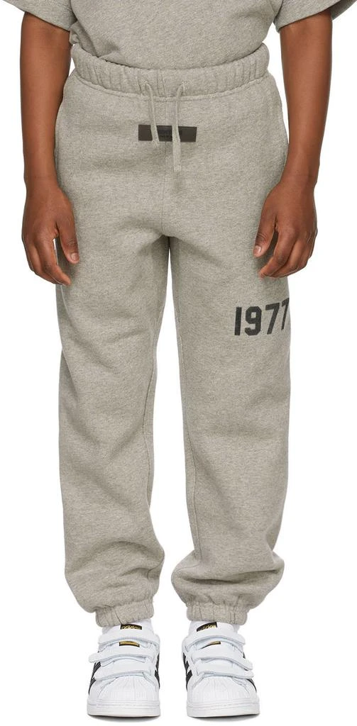 Essentials Kids Gray '1977' Lounge Pants 2