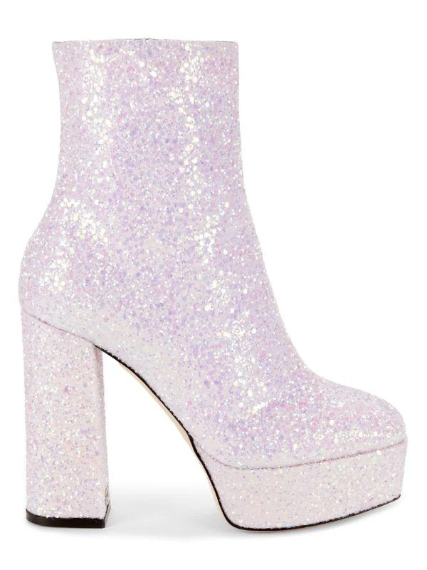 Giuseppe Zanotti Glitter Platform Booties 1