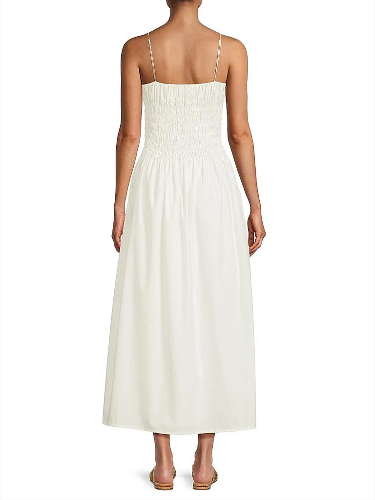 Faithfull the Brand Aya Smocked Cover-Up Midi-Dress 5