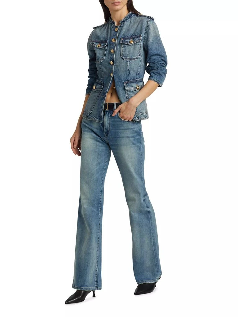 Nili Lotan Geraldine Denim Utilitarian Jacket 2