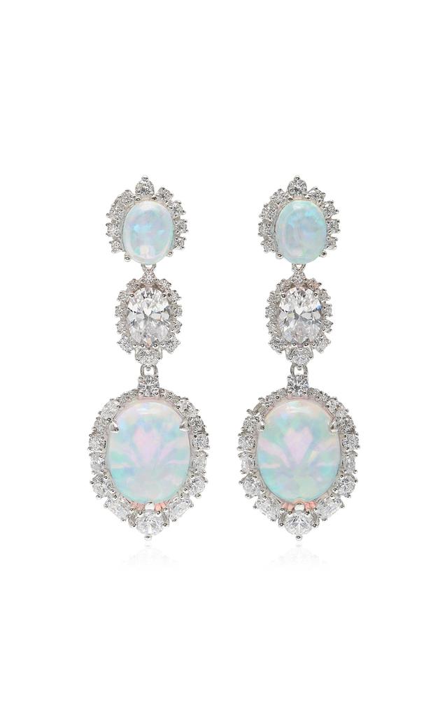 Anabela Chan Anabela Chan - 18K White Gold Opal Earrings - White - OS - Moda Operandi - Gifts For Her