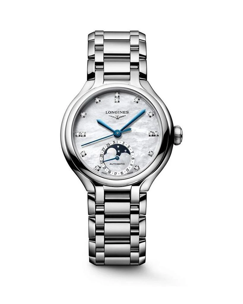 Longines PrimaLuna Moonphase Watch, 34mm 1