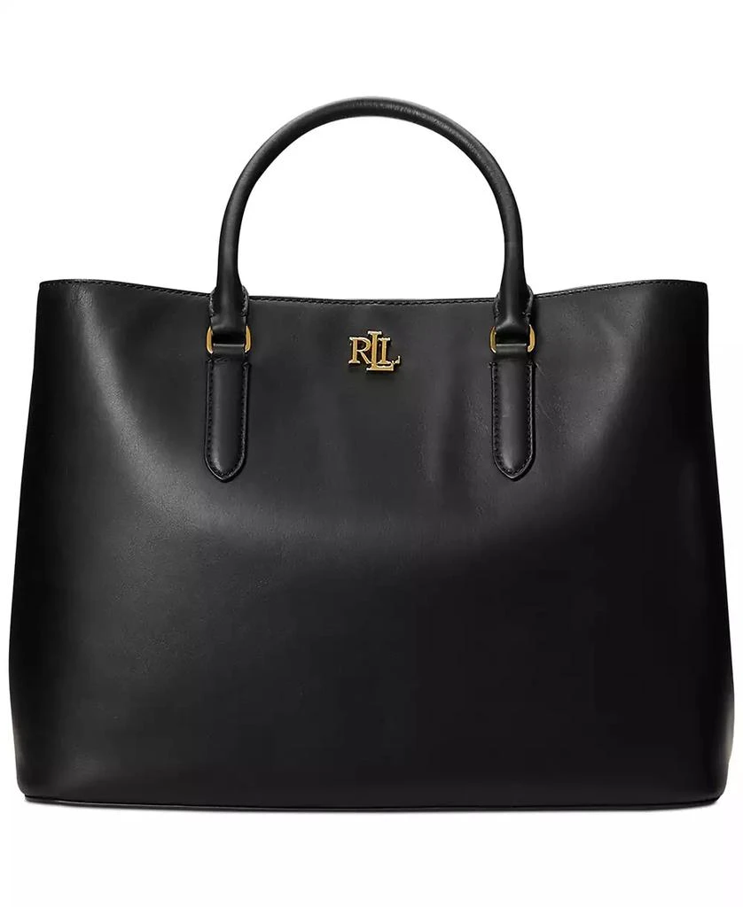 Lauren Ralph Lauren Women's Full-Grain Smooth Leather Large Marcy Satchel 3