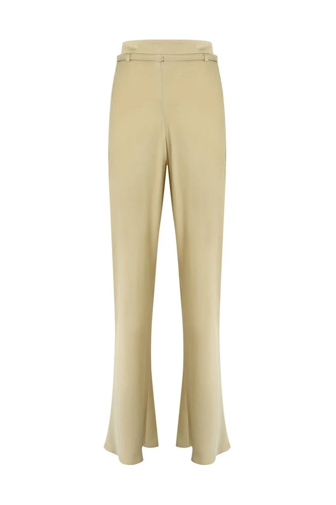 PATRIZIA Satin Trousers With Belt 1