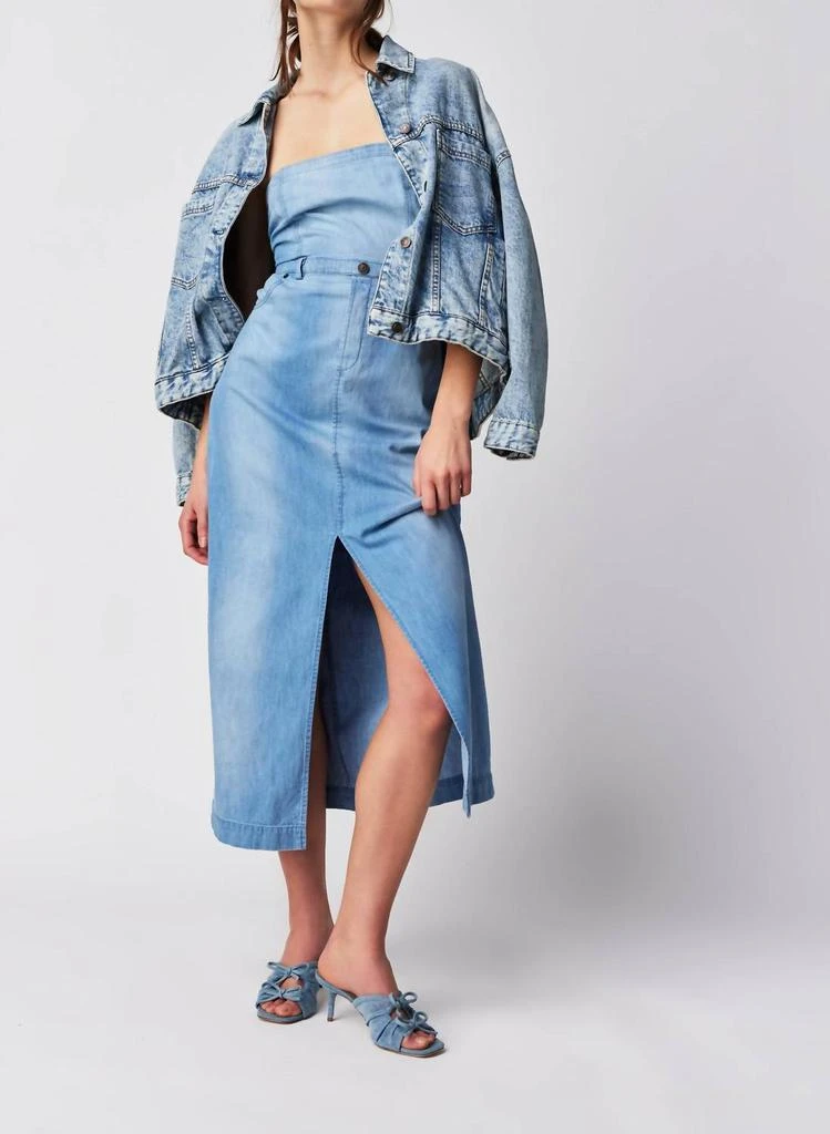 Free People Picture Perfect Midi Dress In Allure 1