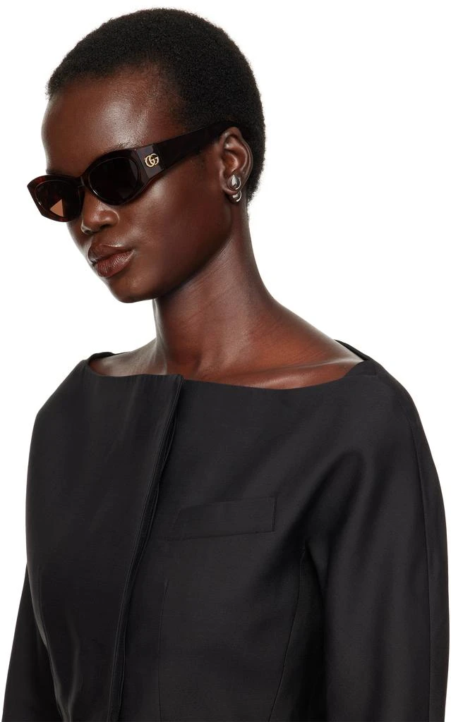 Gucci Brown Cat-Eye Sunglasses 4