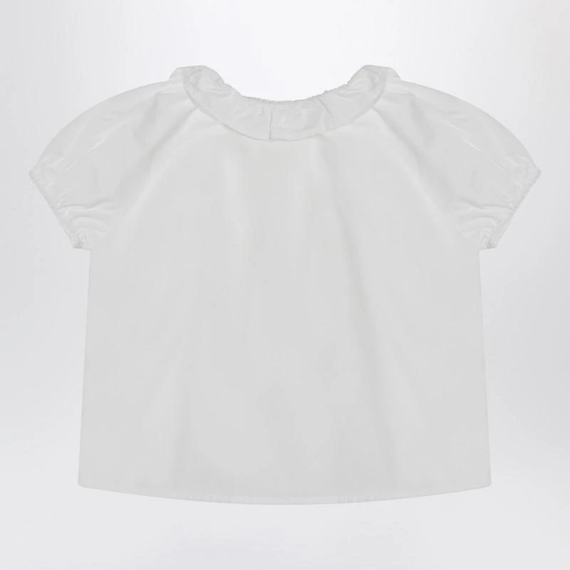 Teddy
Minou White blouse with ruffles in cotton 2