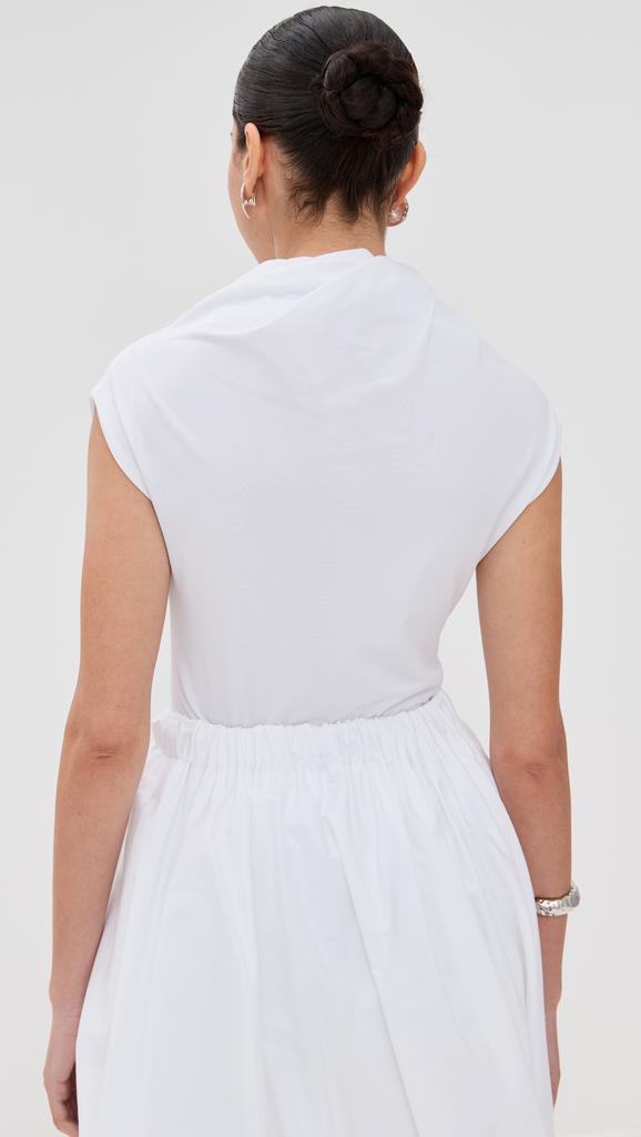 ROSETTA GETTY Twist Neck Top