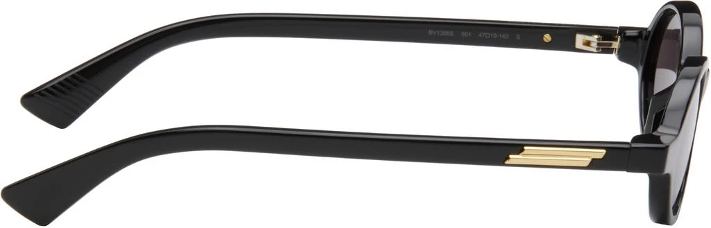 Bottega Veneta Black Classic Oval Sunglasses 2