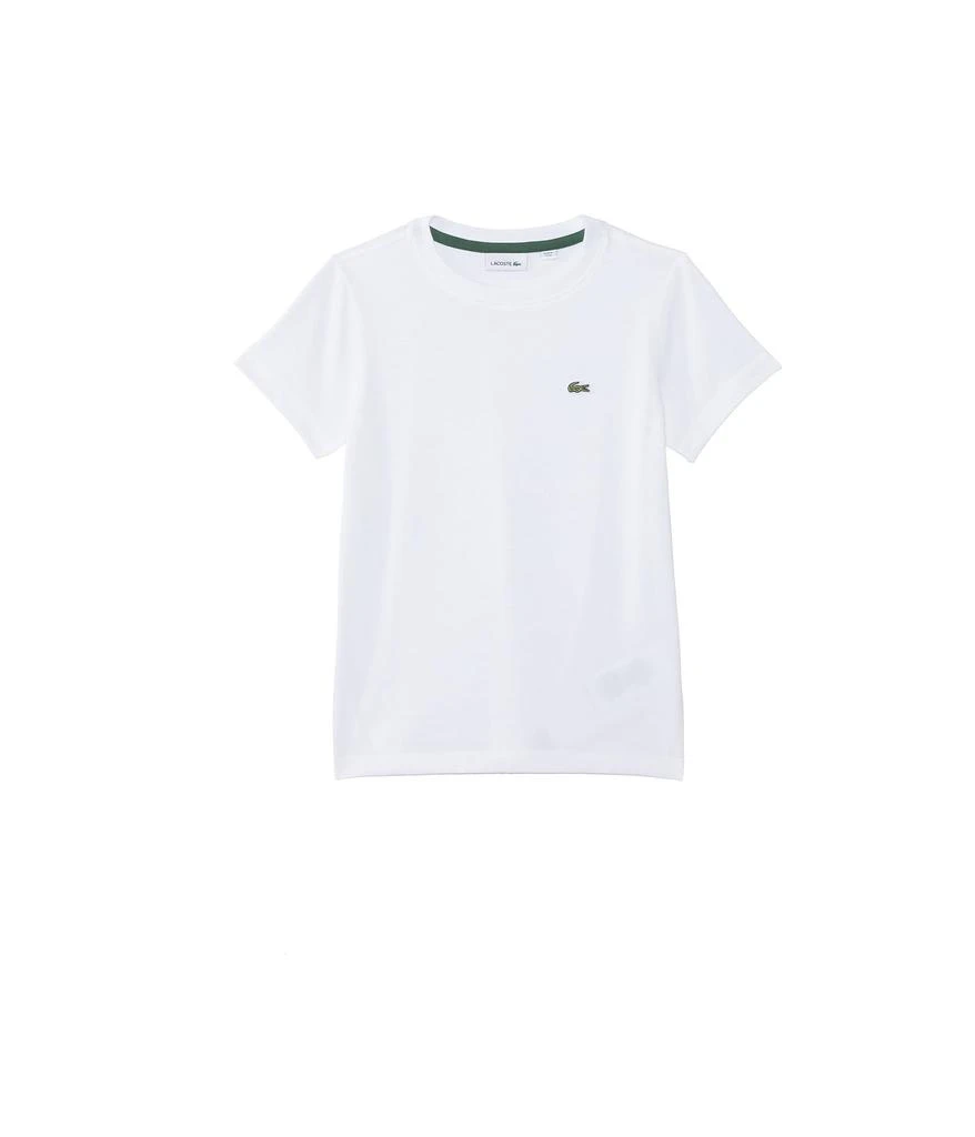 Lacoste Short Sleeve Crew Neck Classic Cotton T-Shirt (Toddler/Little Kids/Big Kids) 1