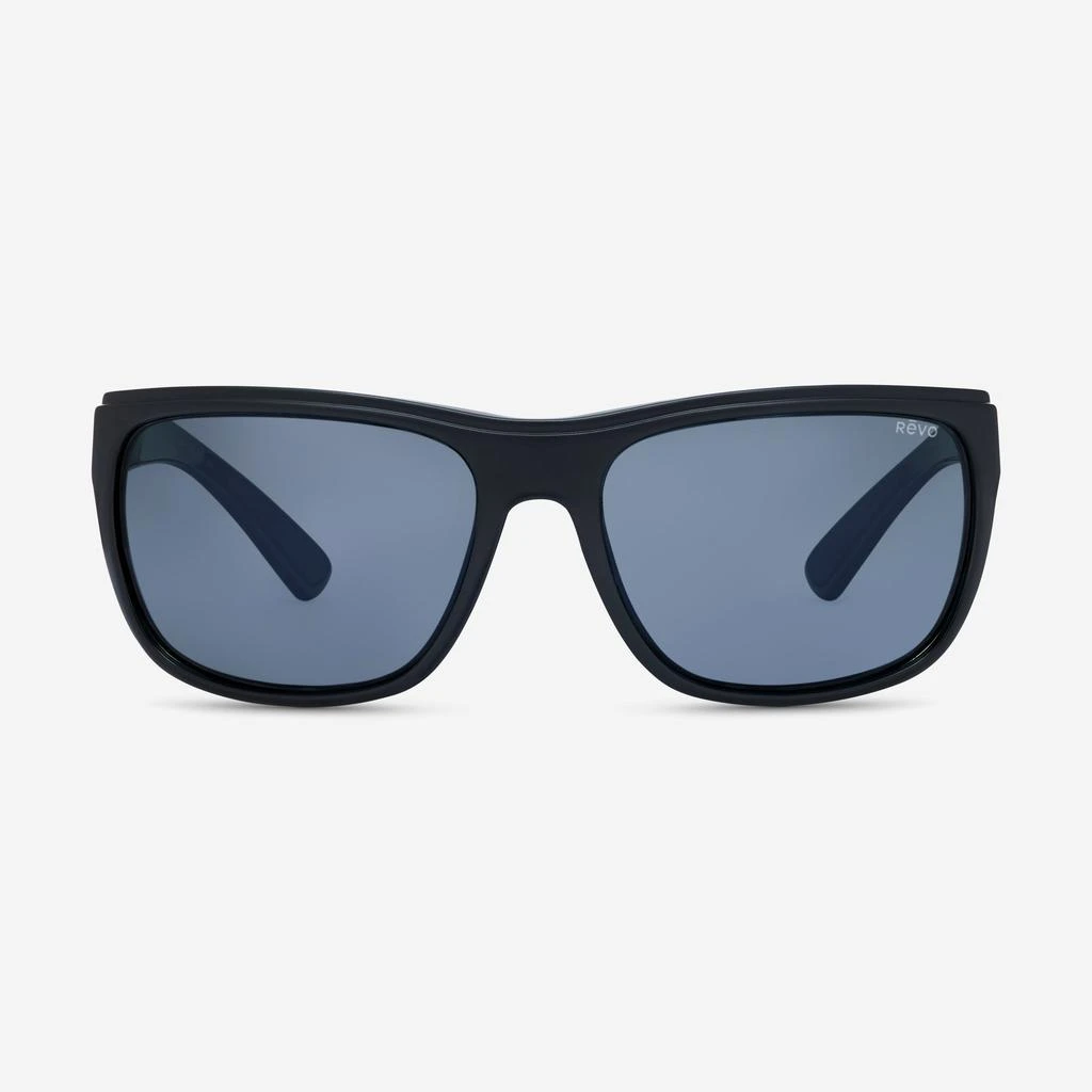 Revo Revo Enzo Men's Matte Black & Smoky Green Sport Wrap 62 mm Sunglasses RE119511SG50 1