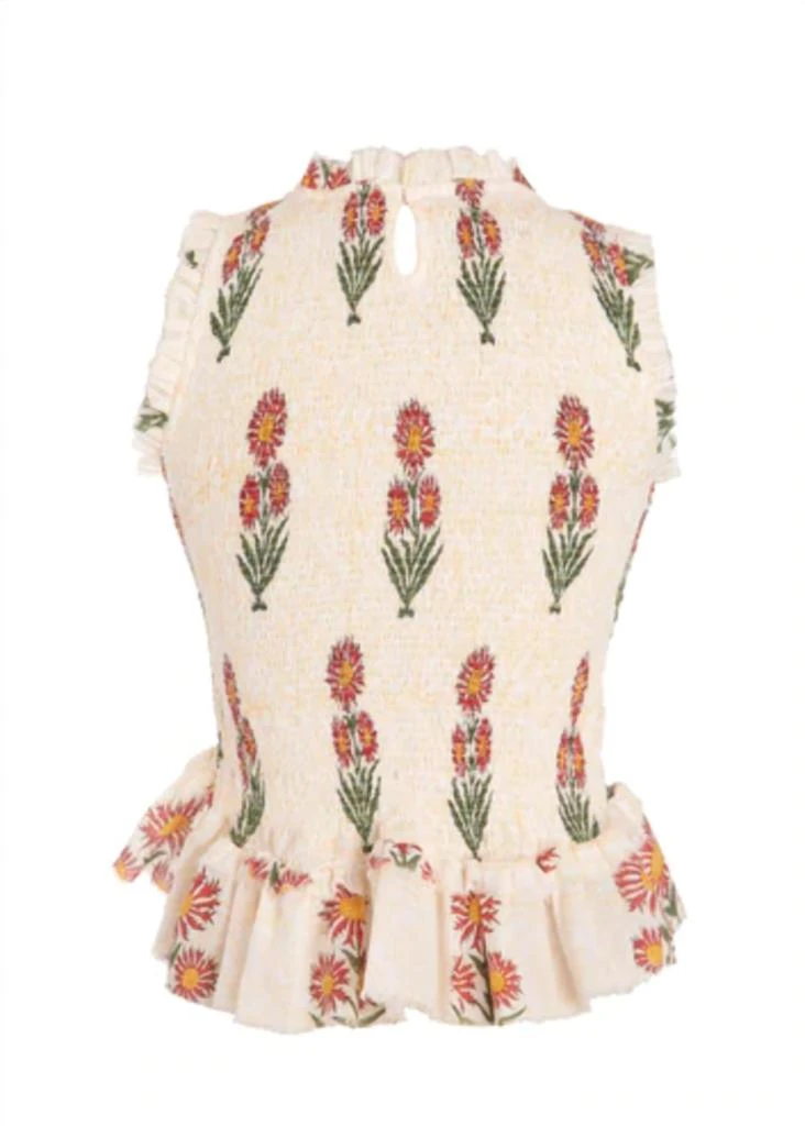 Alix of Bohemia Anjou Bijou Top In Pale Yellow 5