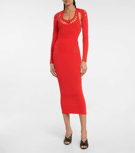 Alaïa Cutout technical bolero 2