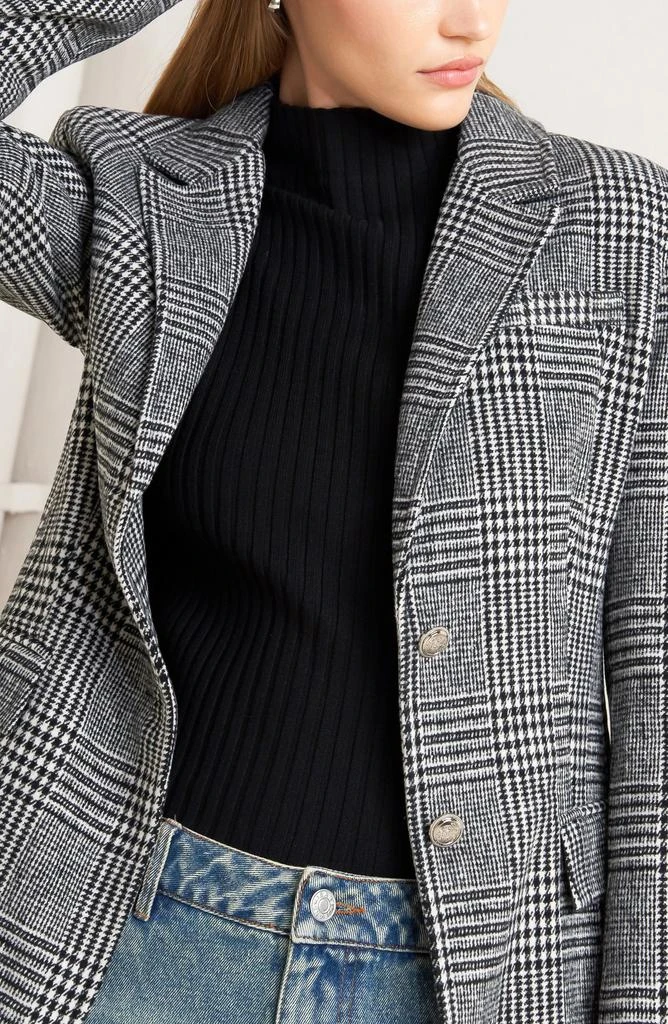 FREEMARKET Houndstooth Plaid Blazer 3