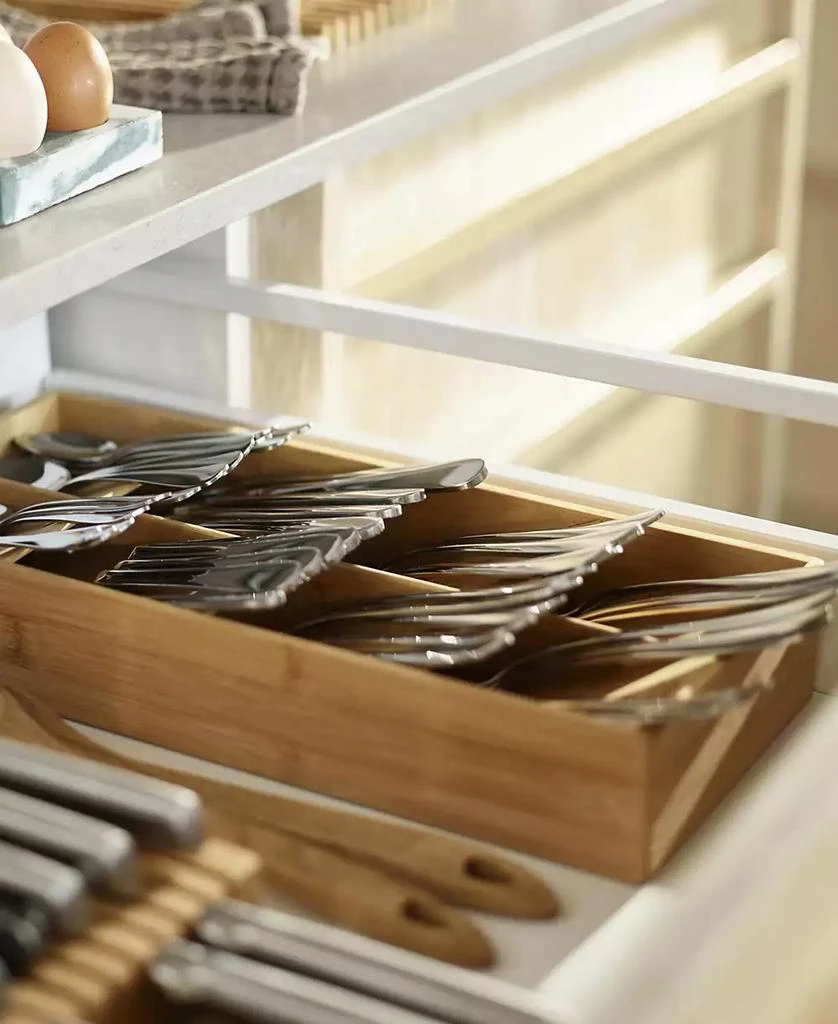 Joseph Joseph Drawerstore Large Bamboo Compact Cutlery Organizer 3