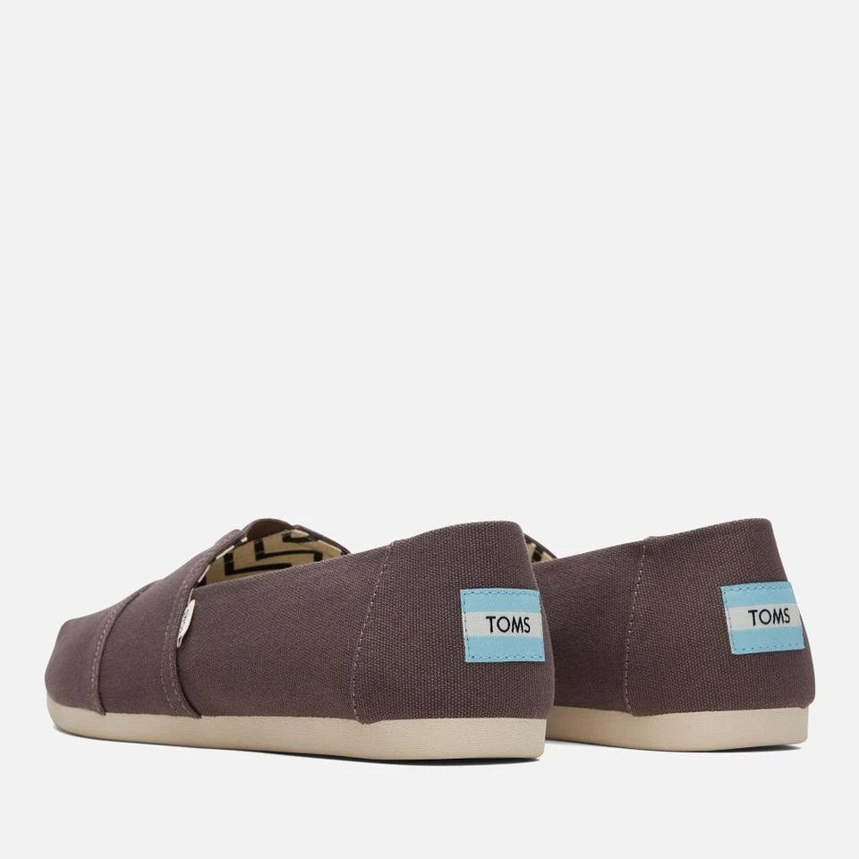 TOMS TOMS MEN'S ALPARGATA VEGAN CANVAS PUMPS 4