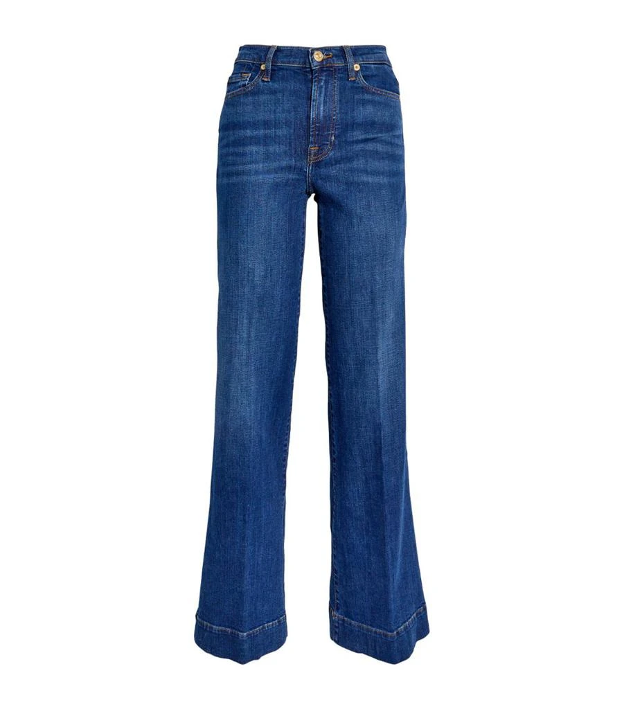7 For All Mankind Modern Dojo High-Rise Flared Jeans 1