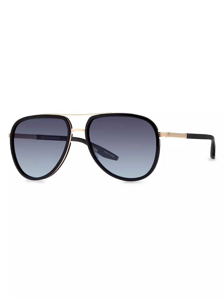 Barton Perreira Cani 58MM Aviator Sunglasses