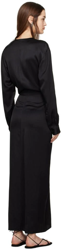 Totême Black Knot Maxi Dress 3