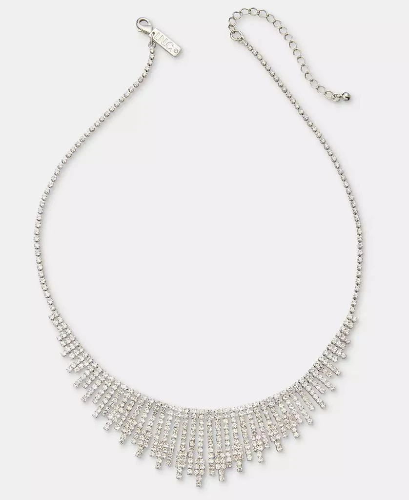 INC International Crystal Statement Necklace, 18" + 3" extender, Macy
s Exclusive