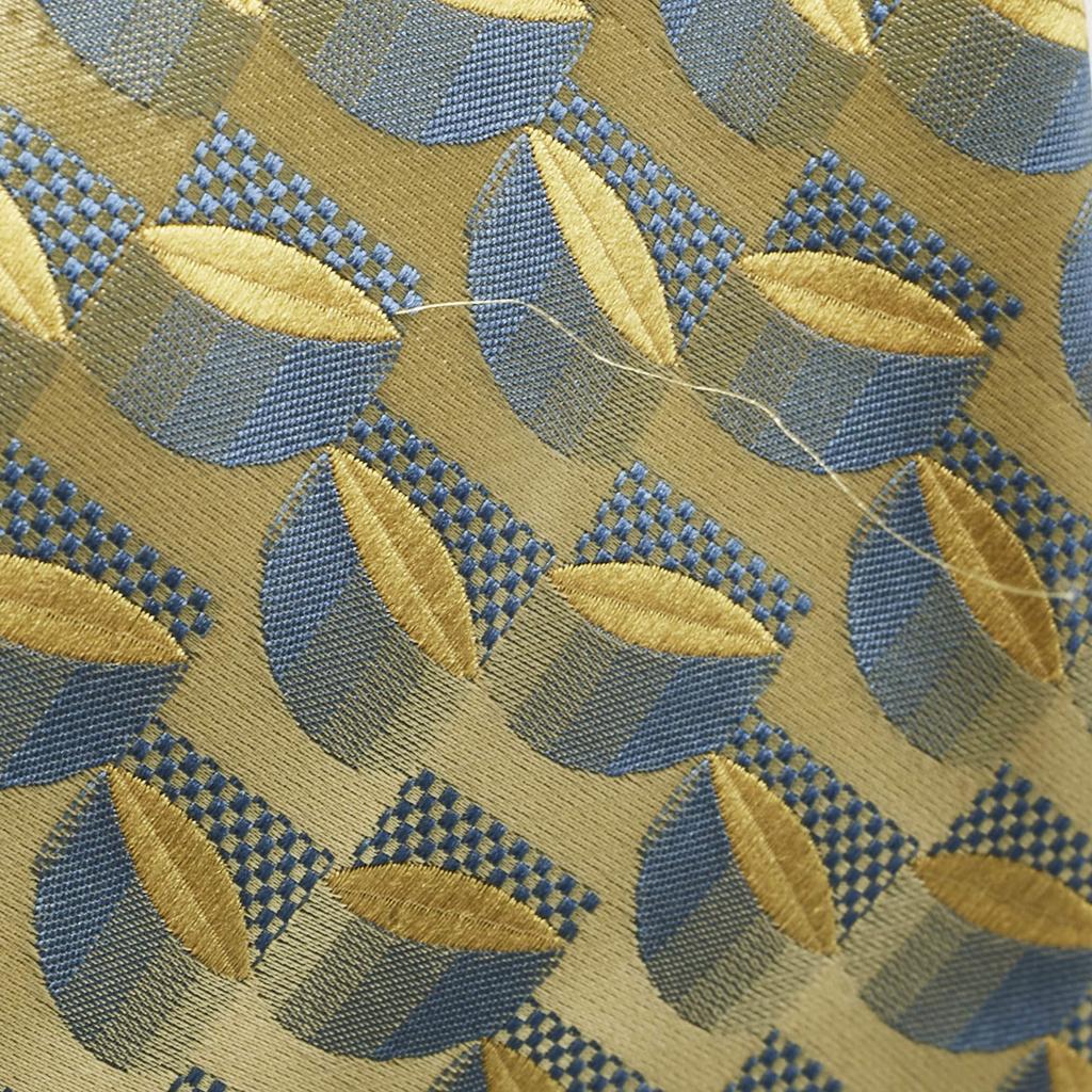 Gianfranco Ferre Gianfranco Ferre Yellow Patterned Silk Traditional Tie